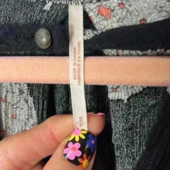 Free People Sleeveless Tree Swing Tunic Top Size Small Black - Picture 3 of 11